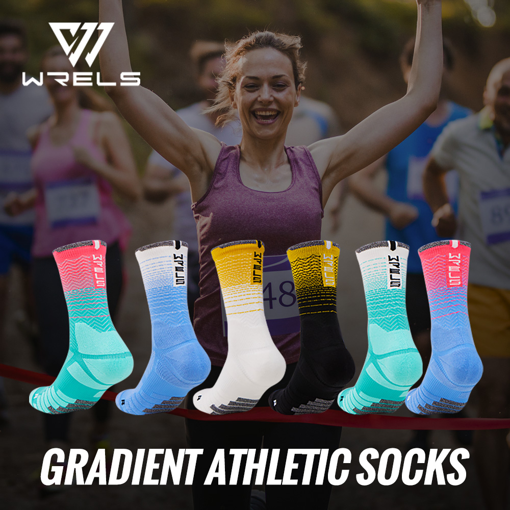 Wool Hiking Sock - WRELS 1/2/3 Cushioned Sports Athletic Socks