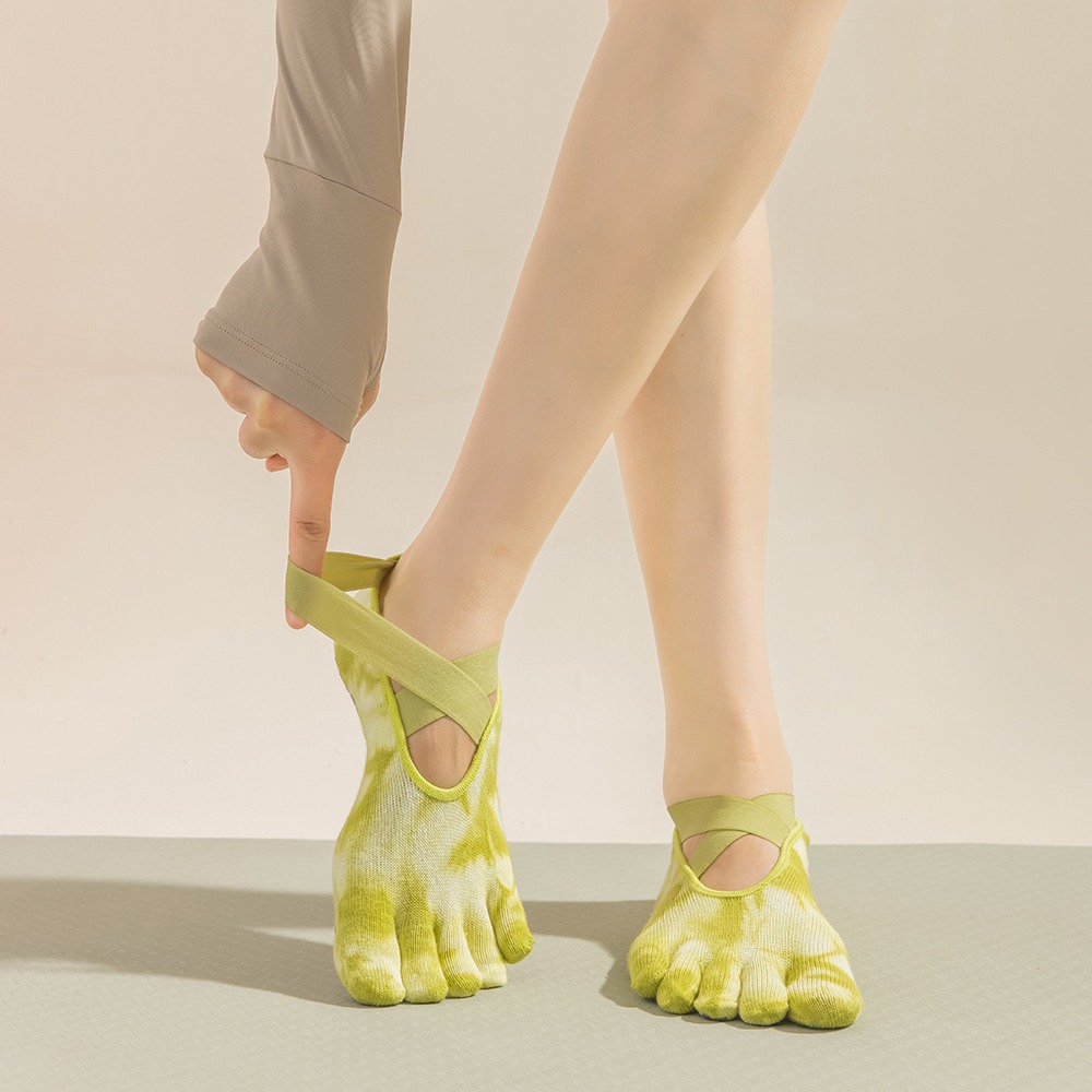 Tie-Dye Women's Five Finger Gr - Toe Sock Split ulasan dan harga