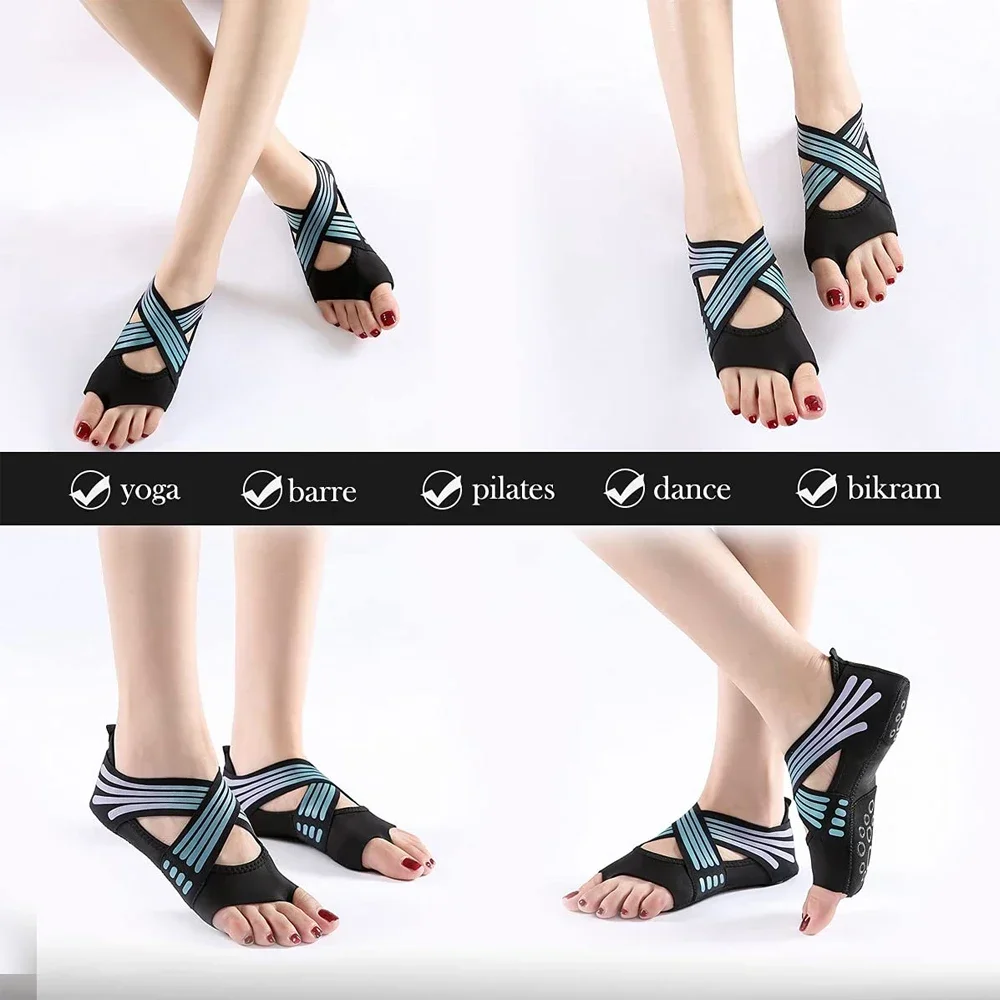 1Pair Professional Non-slip Gy - Grip Sock Yoga ulasan dan harga