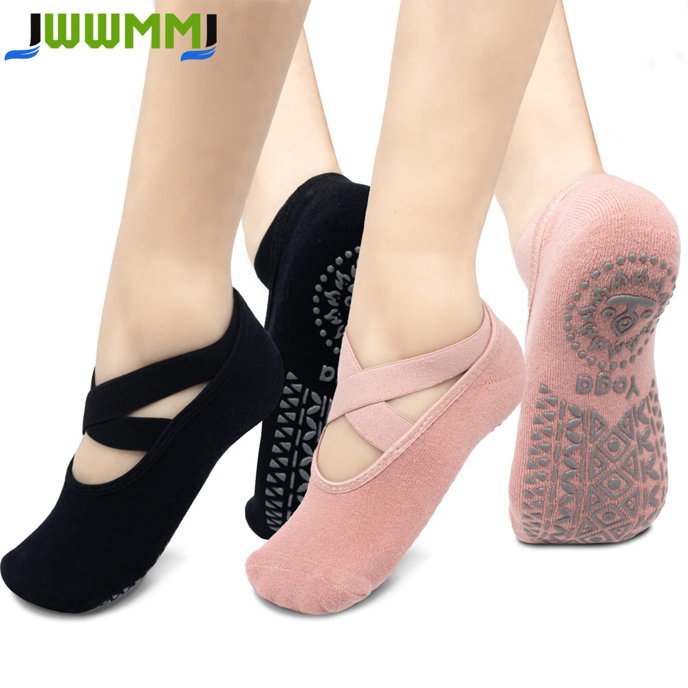 1Pair Yoga Socks for Women Non - Grip Sock Yoga ulasan dan harga
