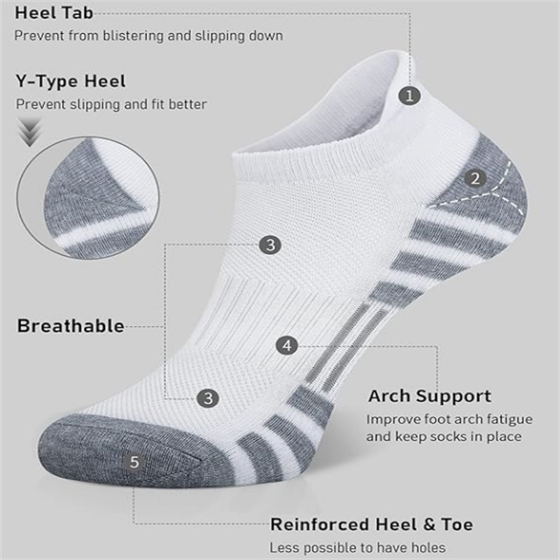 Unisex Cushioned Breathable An - Athletic Sock Cushion ulasan dan harga
