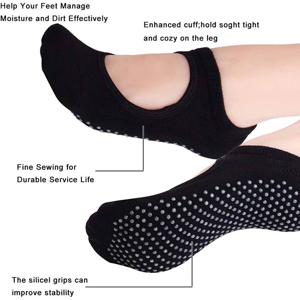 Backless Non-slip Fitness Pila - Grip Sock Yoga ulasan dan harga