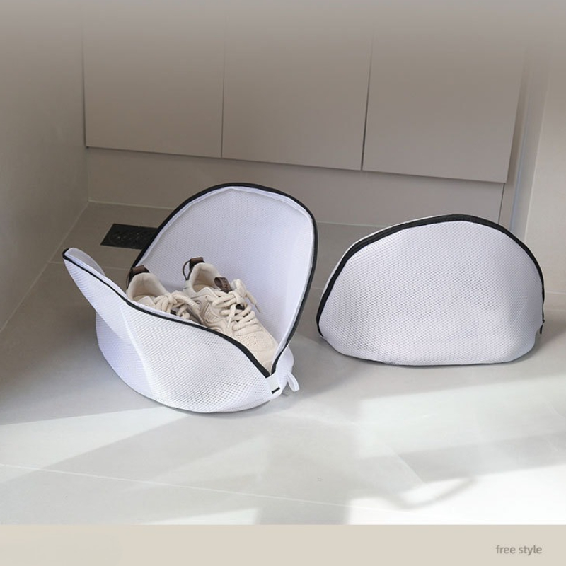 Mesh Shoe Washing Bags with Zi - Sock Organizer Tray ulasan dan harga