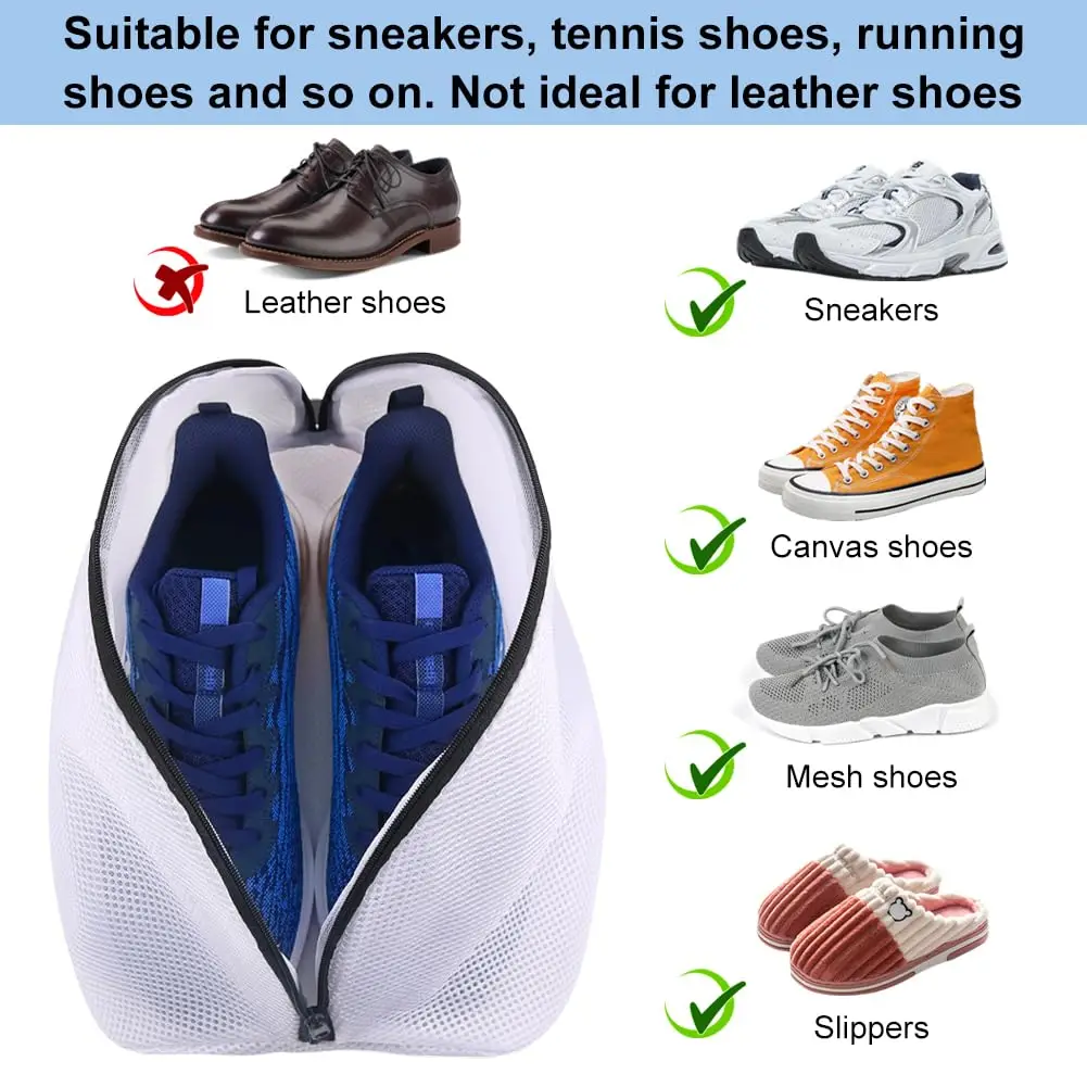 Mesh Shoe Washing Bags with Zi - Sock Organizer Tray ulasan dan harga