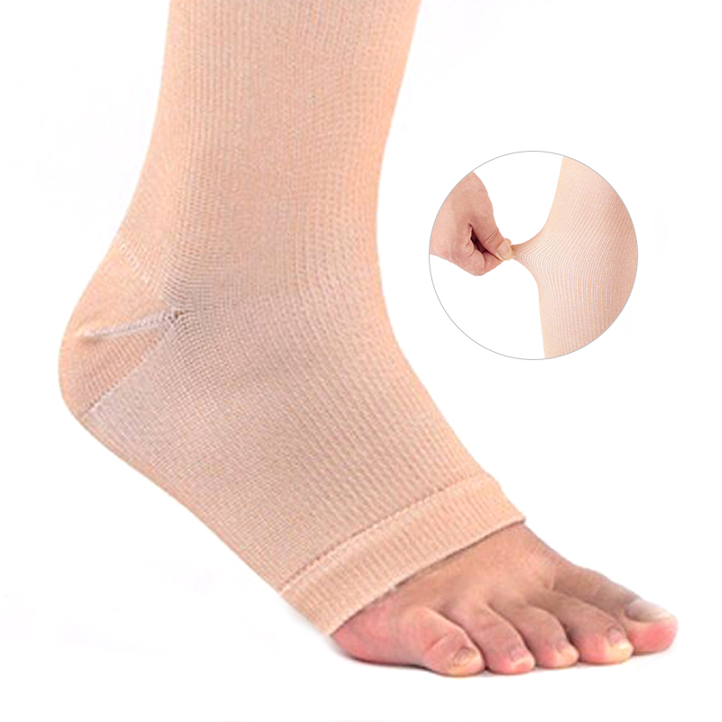 1 Pair Open Toe Knee-High Medi - Compression Sock Medical ulasan dan harga