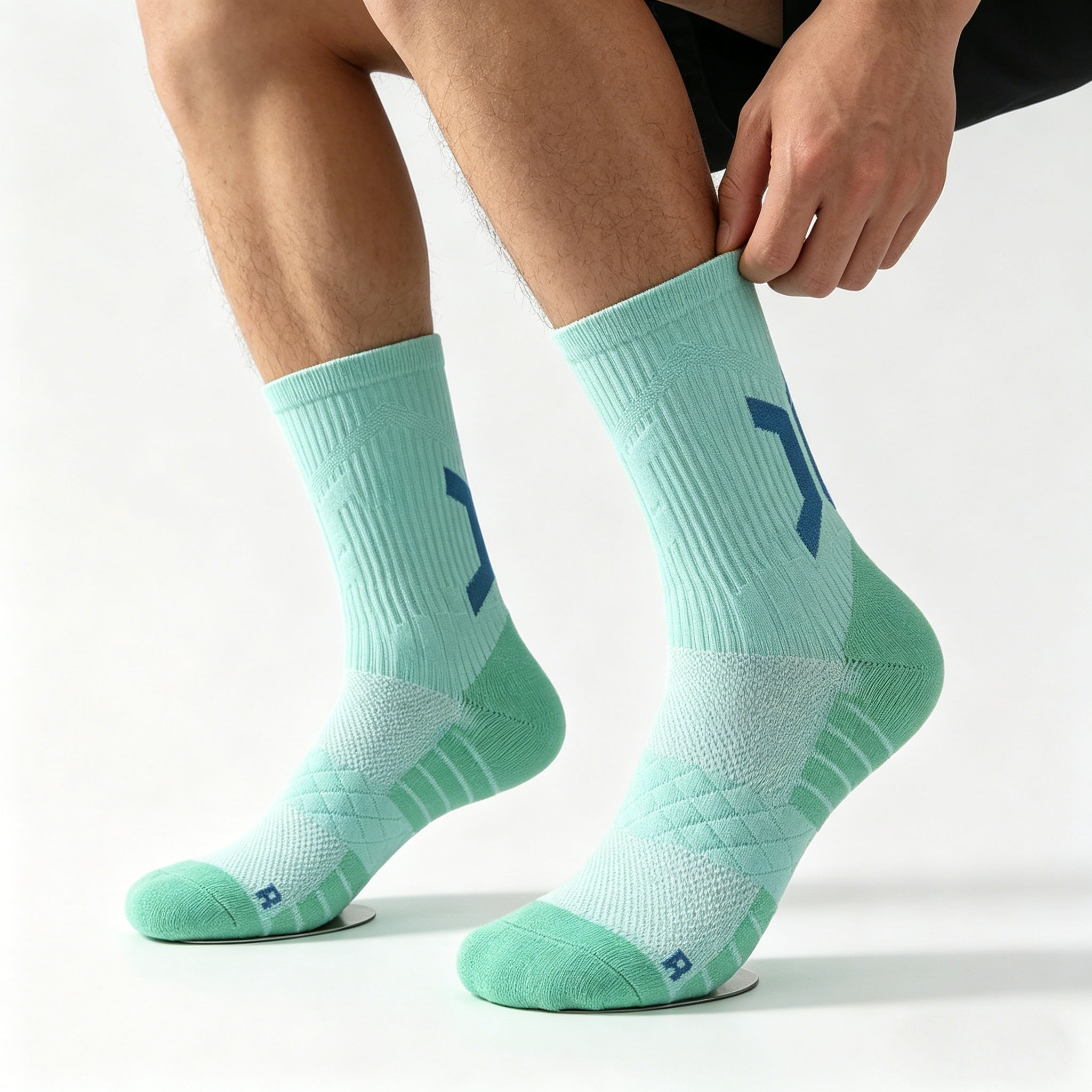 Men's Thick Cushioned Basketba - Athletic Sock Cushion ulasan dan harga
