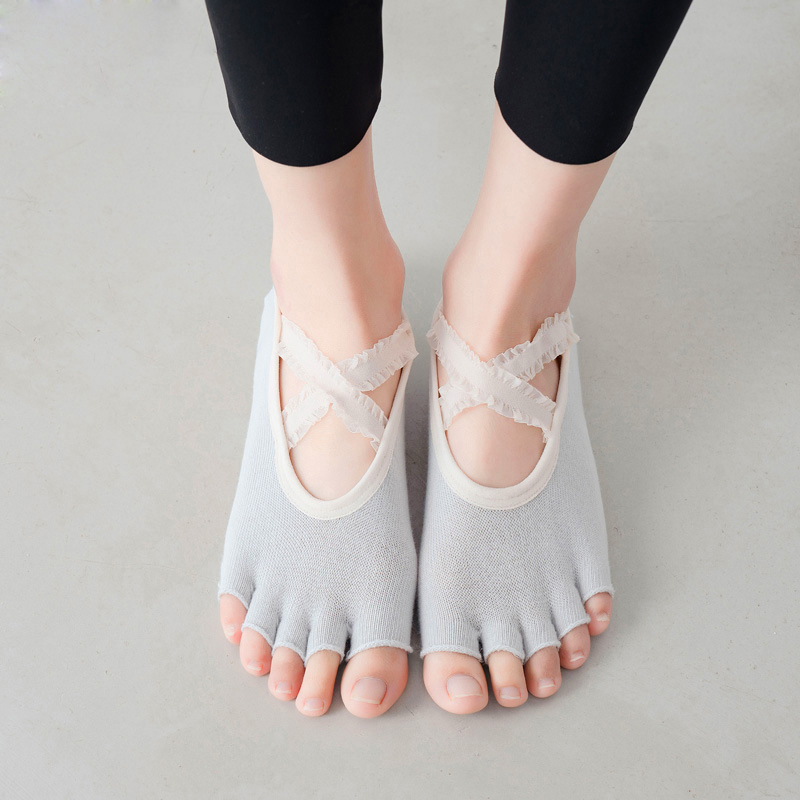 Five Finger Yoga Socks Lace Cr - Toe Sock Split ulasan dan harga